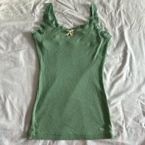 Abercrombie and fitch lace tank top